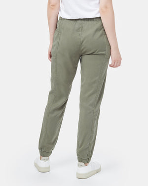 Green Women's Tencel Lightweight Trouser