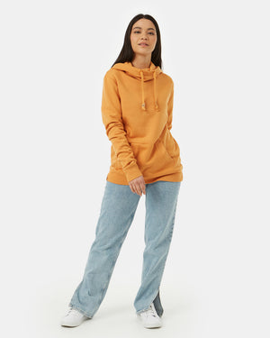 Orange Women's Eco-Friendly Pullover Hoodie