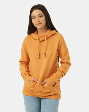 Orange Women's Eco-Friendly Pullover Hoodie