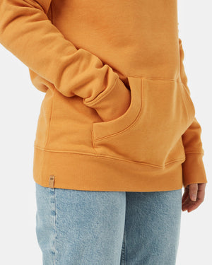 Orange Women's Eco-Friendly Pullover Hoodie