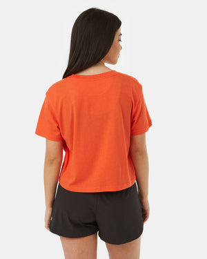 Orange Women's Loose-Fit Top