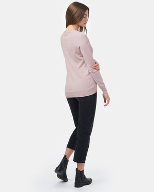 Pink Women's Longsleeve Crossover Jumper