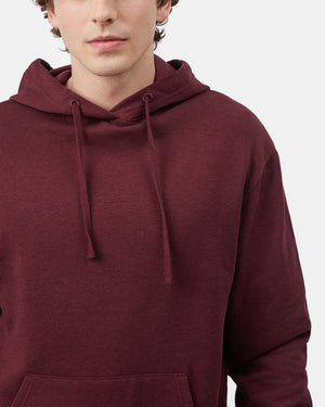 Purple Men's Organic Cotton Fleece Pullover