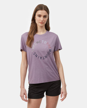 Purple Mountains Graphic Tee