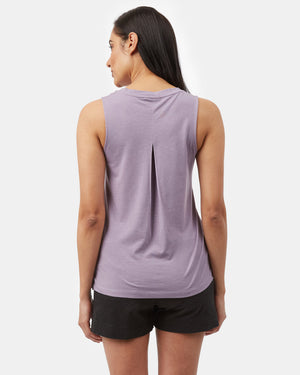 Purple Women's Recycled V-Neck Tank Top