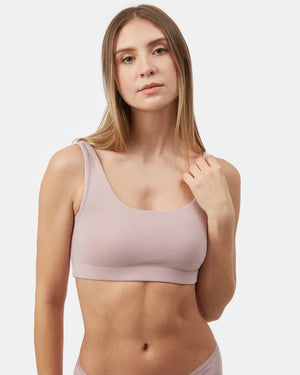 Purple,Pink Women's Tencel Scoop Bralette