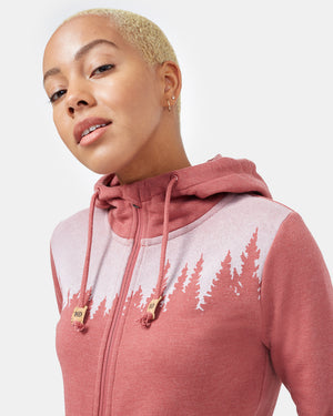 Red Tree Graphic Pullover Hoodie