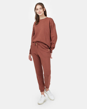 Red Women's Eco-Friendly Sweatpants