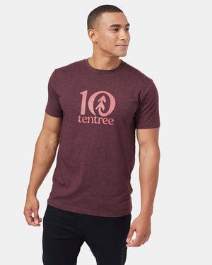 Red Men's Eco-Friendly Graphic Tee