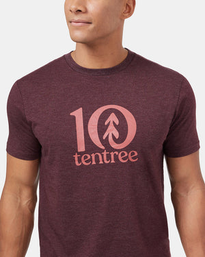 Red Men's Eco-Friendly Graphic Tee