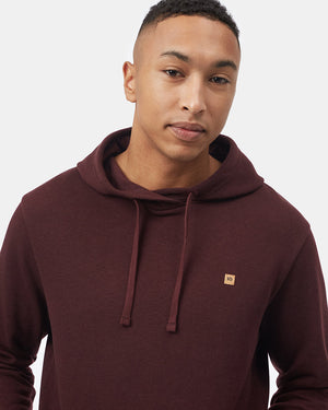 Red Men's Eco-Friendly Pullover Hoodie