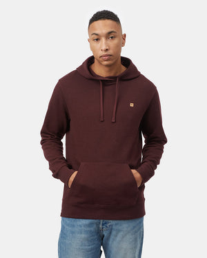 Red Men's Eco-Friendly Pullover Hoodie