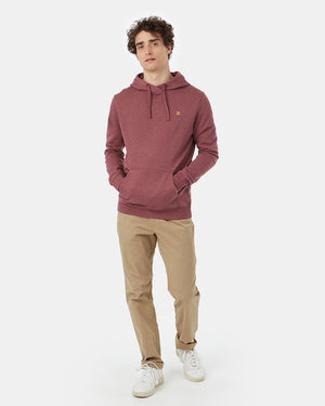 Red Men's Eco-Friendly Pullover Hoodie