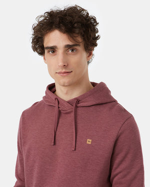 Red Men's Eco-Friendly Pullover Hoodie