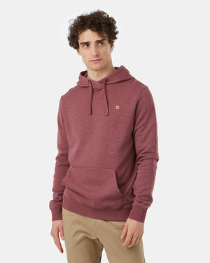 Red Men's Eco-Friendly Pullover Hoodie