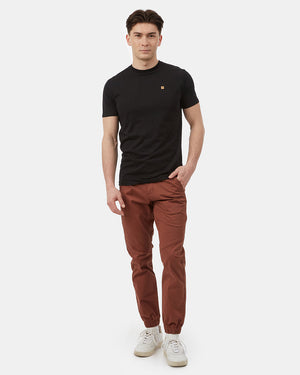 Red Men's Twill Joggers