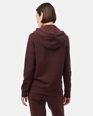 Red Women's Eco-Friendly Pullover Hoodie