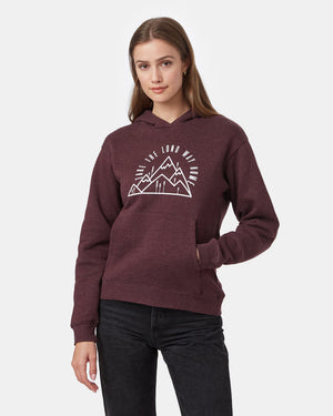 Red Women's Graphic Organic Cotton Pullover