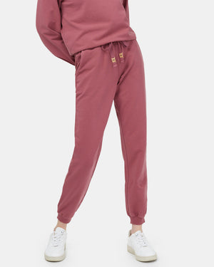 Red Women's Organic Cotton Joggers