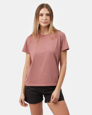 Red Women's Organic Cotton Short Sleeve T-Shirt