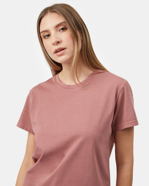 Red Women's Organic Cotton Short Sleeve T-Shirt