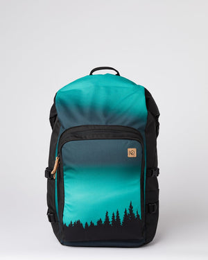 Black,Green 35L Travel Backpack