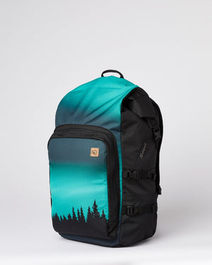 Black,Green 35L Travel Backpack