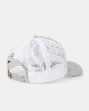 Gray Adjustable Mesh Graphic Peak Hat