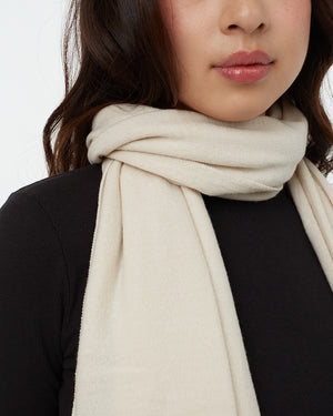 Cream-Eco-Friendly-Wool-Knit-Scarf