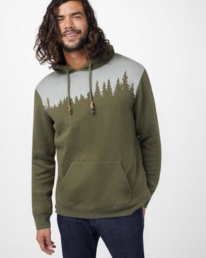 Green Treelinen Graphic Pullover