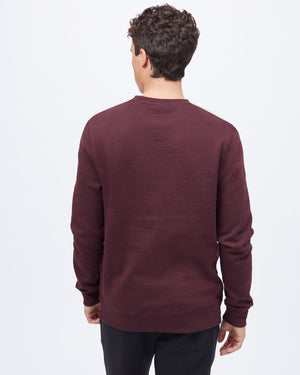 Red Men's Eco-Friendly Pullover