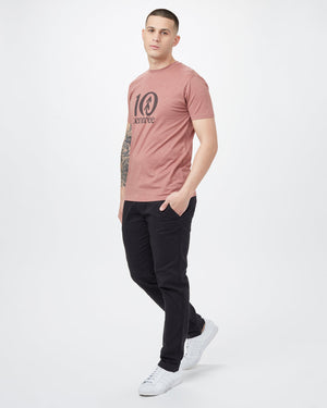 Pink Men's Eco-Friendly Graphic Tee