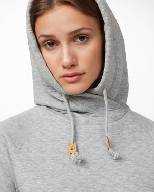 Gray Organic Cotton Pullover Hoodie