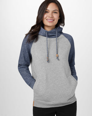 Blue Organic Cotton Pullover Hoodie