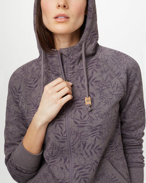 Gray Organic Cotton Zip-Up Hoodie