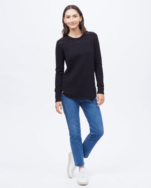 Black Women's Wool Knit Jumper