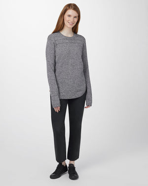 Black Women's Wool Knit Jumper