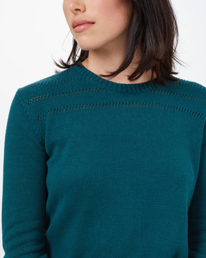 Blue Women's Wool Knit Jumper