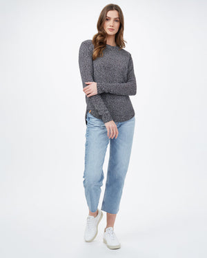 Black,Gray Women's Wool Knit Jumper