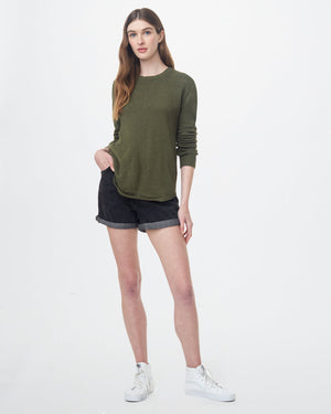 Green Women's Wool Knit Jumper