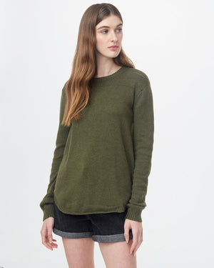 Green Women's Wool Knit Jumper