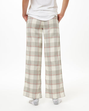 Gray Women's Plaid Pajama Pants