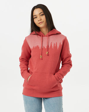 Red Women's Graphic Pullover Hoodie