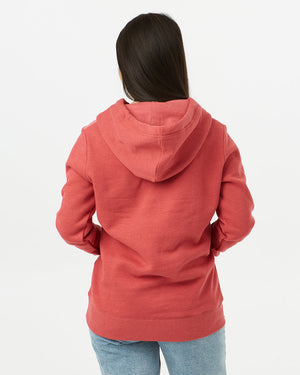 Red Women's Graphic Pullover Hoodie