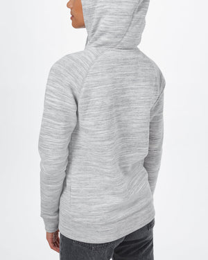 Gray Organic Cotton Zip-Up Hoodie