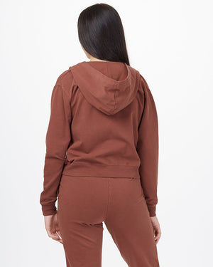 Red Organic Cotton Zip Up