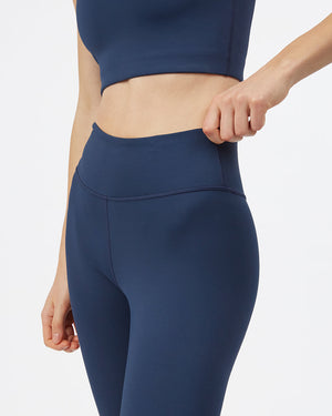 Blue Women's High-Waisted Leggings