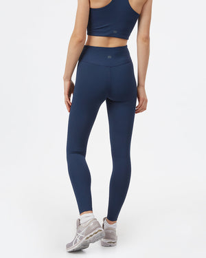 Blue Women's High-Waisted Leggings