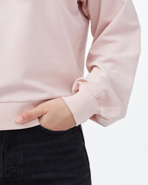 Pink Women's Balloon Sleeve Pullover