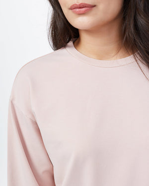 Pink Women's Balloon Sleeve Pullover